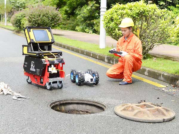 紫阳管道机器人检测